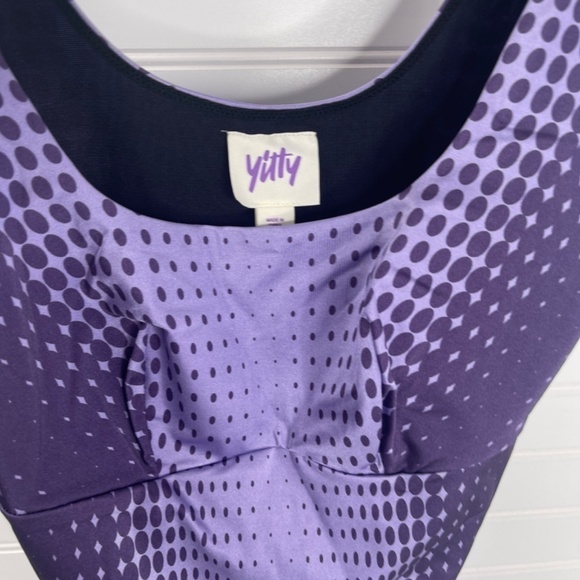 BRAND NEW Yitty Fabletics Headliner Shaping Catsuit Purple Galaxy - Picture 4 of 12